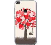 Tumundosmartphone Funda Gel Tpu para Huawei P8 Lite 2017 Diseño Pajaritos Dibujos