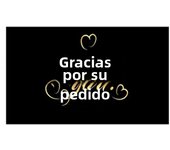 50pcs Black Matte Golden Thank You Cards For Small Business Gifts Boxes Decoration Greeting Labels Packing Supplies