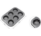 2 PCS Moldes Para Hornear, Bandeja Horno, Molde Horno Magdalenas, Antiadherente En Acero De Carbono,, Buena Calidad.
