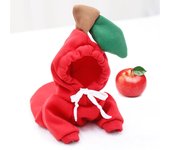 Cute Fruit Dog Clothes for Small Dogs hoodies Warm Fleece Pet Clothing Puppy Cat Costume Coat for French Chihuahua Jacket Suit