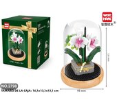 Creative Building Block Potted Bouquet Home Decoration Eternal Flower Rose Peony Sunflower Simulation Plant DIY Model Kids Toys