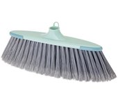 Vigar - Escoba Basic Canoa Con Paragolpes Para Todo Tipo de Suelos - Diseño Ergonómico Para Mayor Comodidad - Cerdas Resistentes Y Duraderas - Escoba con Paragolpes Para Proteger los Muebles - Escoba Para Todo Tipo De Superficies