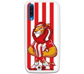 Funda original compatible con Samsung Galaxy A70 - UD Almería Rozam Franjas Rojiblancas