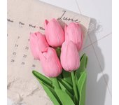 5/10Pcs Tulip Flowers Artificial Tulip Bouquet PE Foam Fake Flower for Wedding Ceremony Decor Home Garden Bouquet Decoration