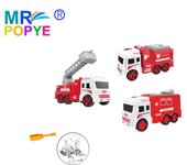 MR POPYE - SET CAMIONES - 3 MODELOS A ELEGIR - CONJUNTO DE 3 CAMIONES DIY - CAMIONES DE EMERGENCIA, CONSTRUCCIÓN - IDEAL PARA REGALAR - JUGUETE PARA NIÑOS Y NIÑAS - PRODUCTO OFICIAL - MR POPYE