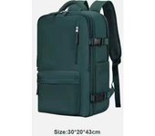 Mochila de viaje para mujer y niña, morral escolar de negocios de 15,6 pulgadas para ordenador portátil con bolsa de zapatos ind