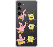 Funda compatible con Samsung Galaxy S23 Plus - Bob Esponja y Patricio 3 poses