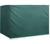 Outsunny Funda Protectora para Columpio Balancín de Jardín de 3 Plazas 215x155x150 cm Impermeable con Cremallera Cubierta de Muebles Exterior Antipolvo Antiviento
