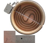 Resistencia Vitro 7060081, 1650632912, 230V 1200W, 16cm, Nodor 3357