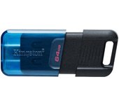 Memoria usb 3.2 tipo c kingston 64gb datatraveler dt80m