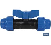 VÁLVULA DE BOLA PP PN16 40 X 40
