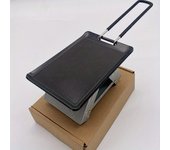 Parrilla Portátil para Exteriores con Asa Placa de Hierro Mini para Barbacoa Camping Senderismo y Viajes Material de Hierro