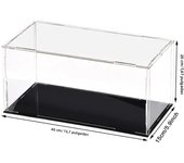 Clear Acrylic Display Case Dustproof Toy Car Trucks Vans Model Box Collection Storage Countertop Show Box