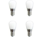 4 Uds E14 3W bombilla LED resistente al agua luz de esquina de 360 ​​grados AC 220v para nevera/máquina de coser/torno