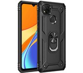 Shockproof Armor For Xiaomi Redmi 9 9T 9A 9C NFC Case Phone Case for Redmi Note9 Pro Ring Stand Bumper Silicone Phone Back Cover