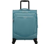 Maleta de Cabina American Tourister SummerRide Spinner 55cm/ 55x40x23cm/ 4 Ruedas/ Azul Brisa