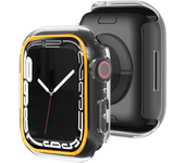 Luminous Cover for Apple Watch Case 45mm 41mm 38mm 42mm 40mm 44mm Hard PC Bumper Protective Frame iWatch 8 7 6 5 3 SE Accessorie