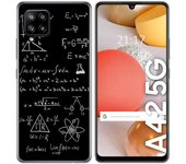 Tumundosmartphone Funda Gel Tpu para Samsung Galaxy A42 5G diseño Formulas Dibujos