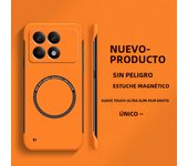 Ultra Thin Hard PC Magnetic Frameless Phone Case For Xiaomi Poco X6 Pro F3 F4 F5 Pro Matte Pure Color Solid Cover