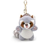 Cute Plush Toy Keychain Cute Doll Pendant Cute Raccoon Toy Plush Material Raccoon Keychain for Bags and Keychain Decoration Gift