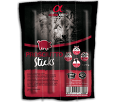 Barrita Jamón Alpha Spirit Caja de 16x4 Uds (64 Uds) Barritas de Jamon para Perro Barritas para perro 100% Naturales Snack de Jamon perro Snacks perros