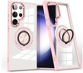Magnetic Colourful Acrylic Ring Holder For Magsafe Case For Samsung Galaxy S24 S23 Ultra Plus S23 FE Wireless Charging Cover