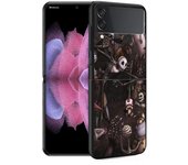 Jack Skellington Before Christmas PC Phone Case for Samsung Galaxy Z Flip4 Flip3 Flip Hard Dark Cover