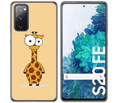Tumundosmartphone Funda Gel Tpu para Samsung Galaxy S20 FE diseño Jirafa Dibujos