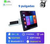 MTIJIEY 1din 4Core 2G 64G 9 10 inch Carplay Android Radio Multimedia CarPlay Android Auto stereo receiver Player 1DIN GPS