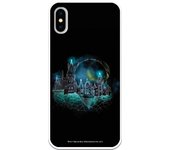 Funda original compatible con iPhone X o XS con un diseño de Harry Potter Hogwarts