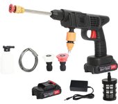 Lavadora de alta presión inalámbrica, pistola de agua portátil para lavado de autos + 1 batería de 24V