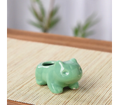Creative Ceramic Mini Flowerpot Succulent Planter Flower Pot with Hole Cute Green Plants Planter Home Garden Decoration outdoor