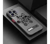 Marvel's Avengers Art Anime For Apple iPhone 14 13 12 11 XS Mini Pro Max 8 7 6S 6 XR X Plus Frosted Translucent Phone Case