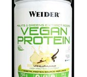 Weider Proteína Vegana Vainilla 540g - Suplemento Alimenticio