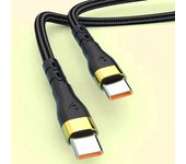 Cable De Carga Rápida 120W USB C a Tipo C Para Samsung S24 S23 Ultra iPhone 15 pro Max Xiaomi 14 Oneplus POCO Cordón Braided