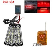 24LED Wireless Car Strobe Emergency Signal Flash Warn Light 12-24V Trailer Automatic Diode Truck Modification Accessories Modify