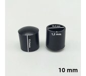 16Pcs Silicone Table Chair Leg Tips Caps Black/Transparent Non-slip Floor Protector Furniture Bottom Reduce Noise End Covers