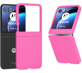 Ultrathin Skin Feel Candy Color Flip Case for Motorola Moto Razr 50 Ultra 40 Ultra Razr 50 5G PC with Film Protection Back Cover