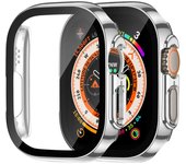 Waterproof Case for Apple Watch Ultra Screen Protector Case 49mm Straight Edge Cover iWatch series 8 SE 7 4 45mm 41mm 44mm 40mm