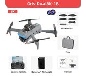 For Xiaomi P15 Drone Professional 8K GPS HD Aerial Photography Dual-Camera 5G Wifi Omnidirectional Obstacle Avoidance Drone Toys