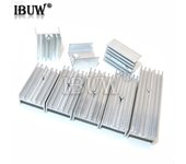 10PCS 15*10*16/20/22/25/30/35/40/50 Transistor Aluminum Heatsink Radiator For Transistors TO-220 TO220