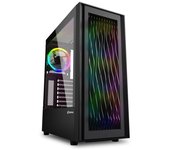 CAJA ATX SHARKOON RGB WAVE 2XUSB3.0 RGB SIN FUENTE NEGRO