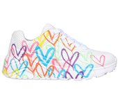 Zapatilla Niña Skechers UNo Lite Corazones Colorin