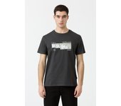 Camiseta Texto Grafico Negro Tiffosi