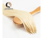 8D Micro Bead Hair Extensions Human Hair Nano Ring Invisible Mini Silicon Beads Black Brown Blonde Microlink Hair Extensions