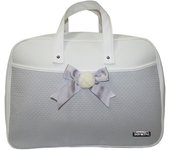 Bolso de hospital para pañales bebe de ecopiel, maleta de maternidad bebe, bolso hospital de ecopiel Babystar (17 x 44'5 x 31'5 cm) colección Sevilla