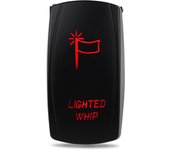 Car Switch ON-FF LED Car Boat Truck Bar Rocker Toggle for Whip Light 12V 20A 24V 10A 5Pin