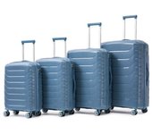 ARISE SHOP-Conjunto de 4 Maletas ABS,Maletas de viaje Funda rígida,Trolley de Viaje,Ruedas con Giro de 360°,Mini 19'', Cabina 20'',Mediana 24''Grande 28",Varios colores