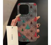 Merry Christmas Matte Phone Case For iPhone 11 Funda iPhone  16 Pro Max 13 15 14 12 16promax 15promax 14promax Silicon TPU Cover