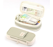 Kawaii Pencil Case Large Capacity School Supplies Pencil Boxes for girls Cute Korean Stationery Organizer bags 3 compartments